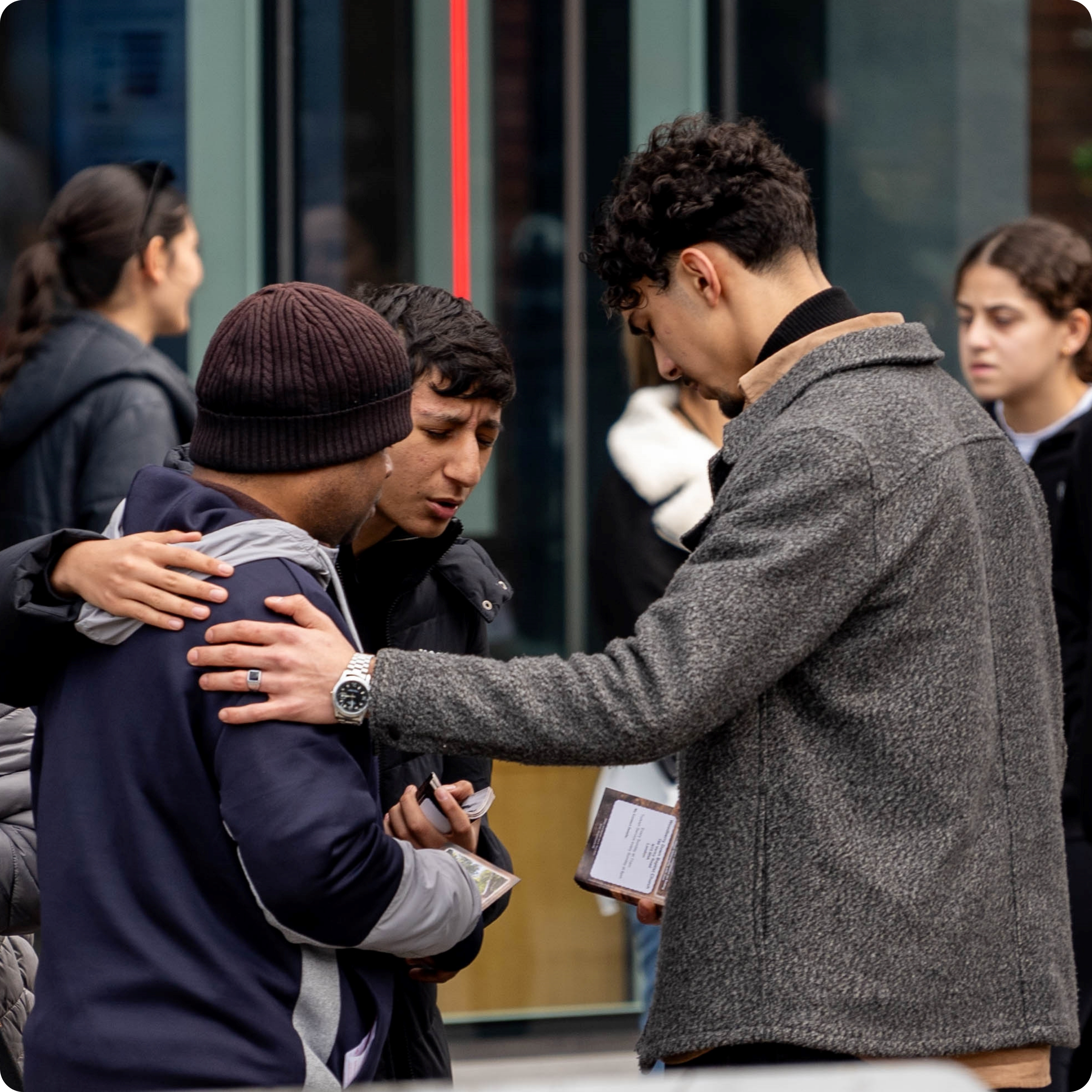 Teens Praying In London